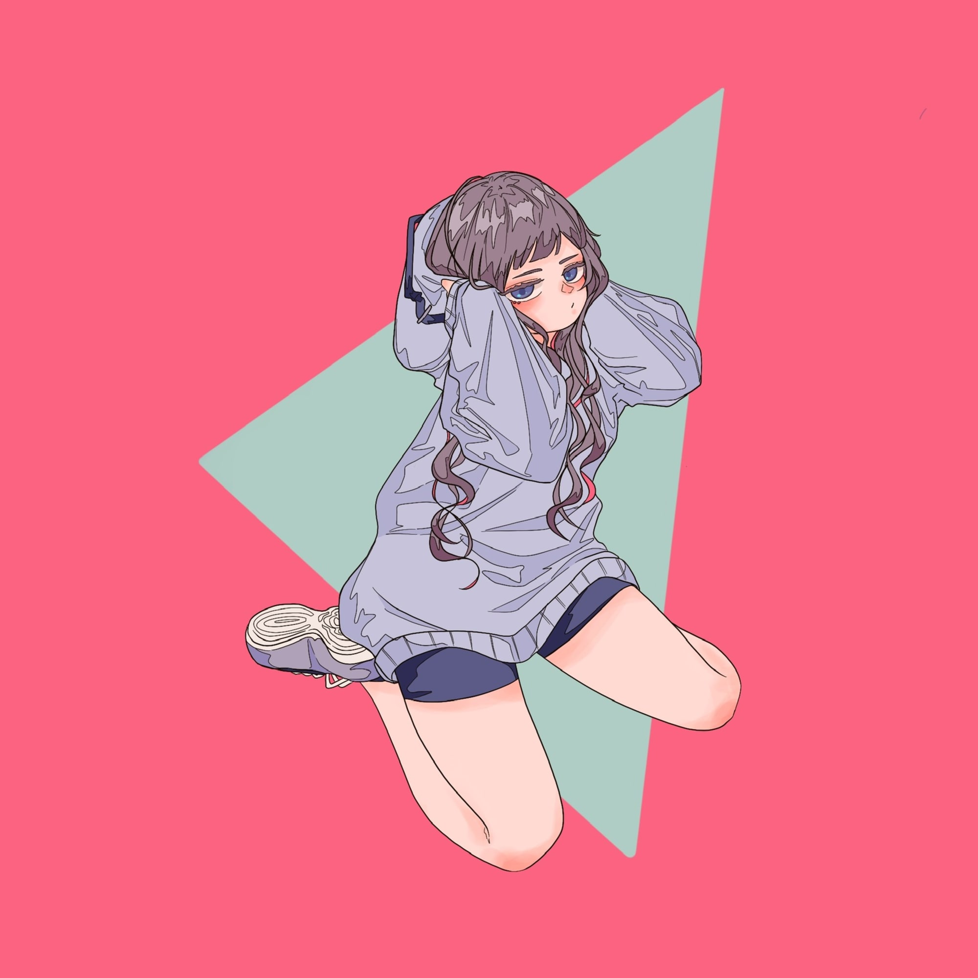 上目遣い By 黄性イラストレーター Captors イラストレーターをサポートするイラストsns