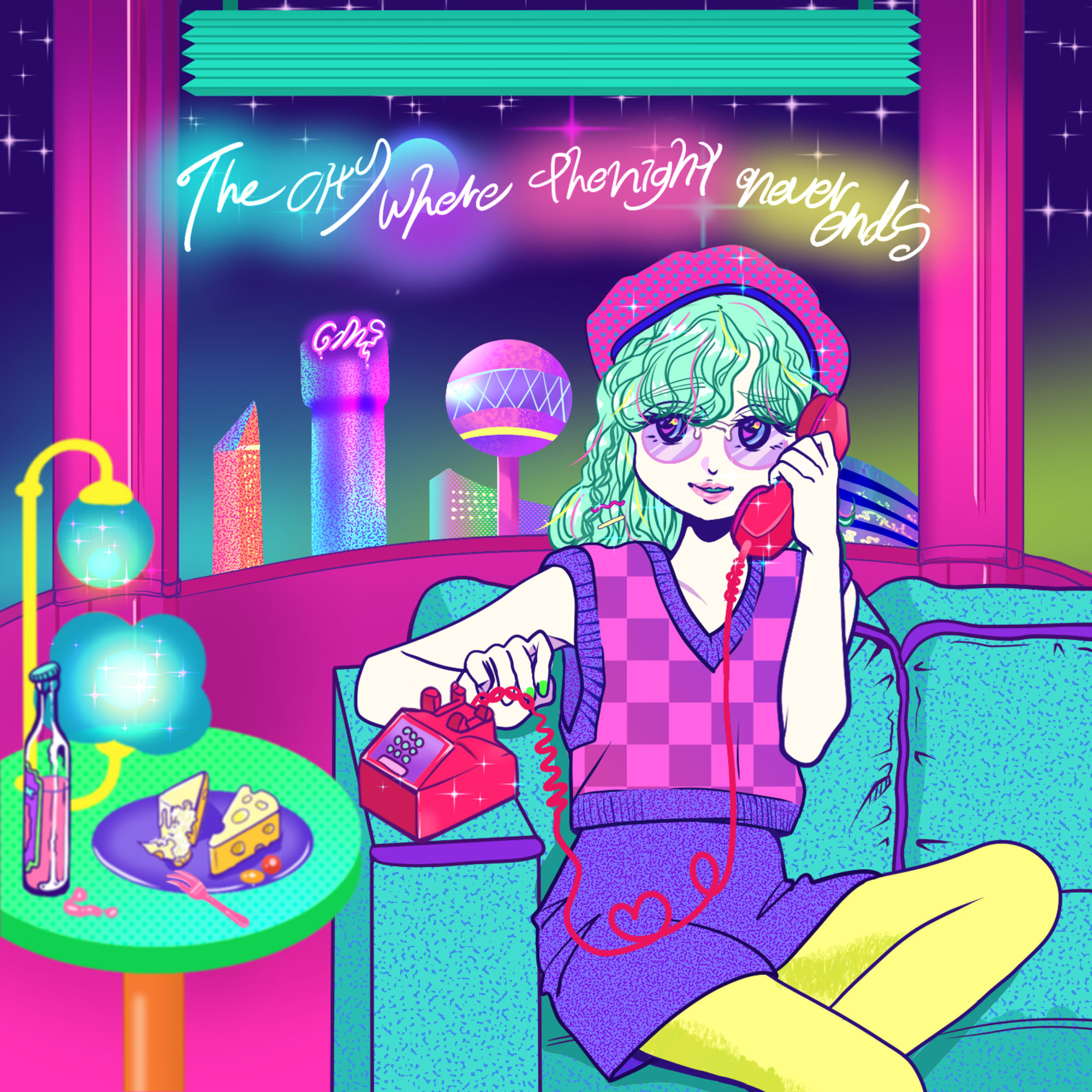 ネオン Captors イラストレーターをサポートするイラストsns
