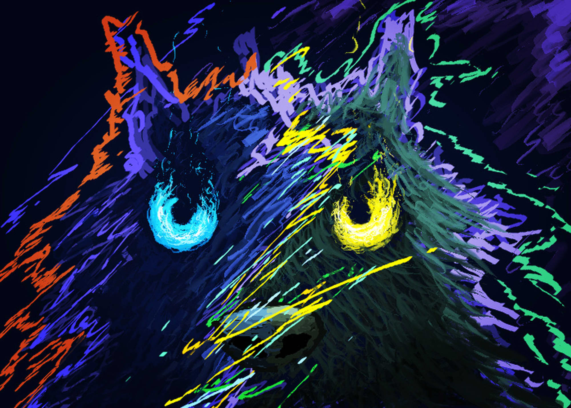 オオカミ By ムーラン Captors イラストレーターをサポートするイラストsns