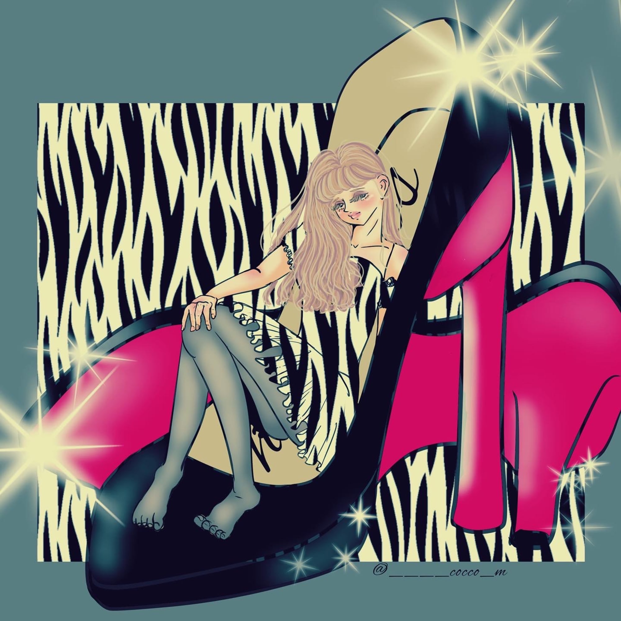 ハイヒールに履かれたくて By Cocco M Captors イラストレーターをサポートするイラストsns