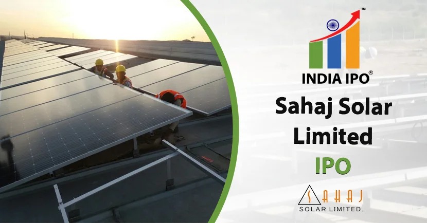 Sahaj Solar Ipo Gmp Review Subscription Status Listing Date
