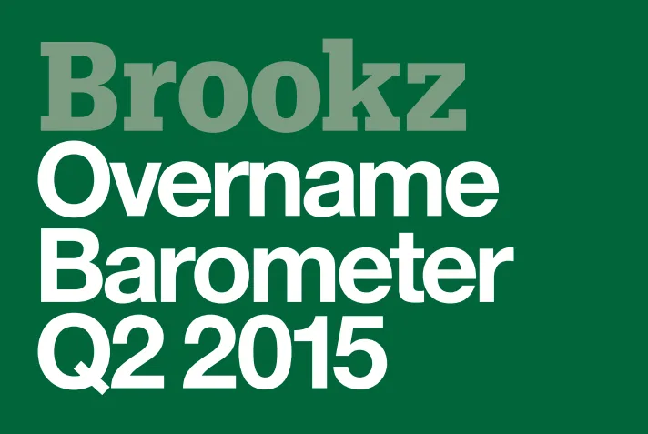 Brookz Overname Barometers Q2-2015