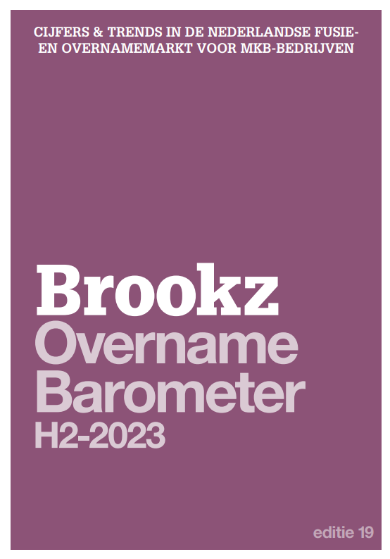 Brookz Overname Barometer h2-2023