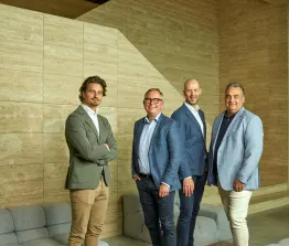 Een gesprek met Bart van der Wielen (WDL Kredietfondsen), Bas Denissen (Collin Crowdfund), Carlo van der Weg (Credion) en Robert Derieux (Beequip).