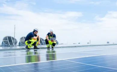 Serviceplatform voor onderhoud van zonnepanelen. Neem contact op via Brookz.