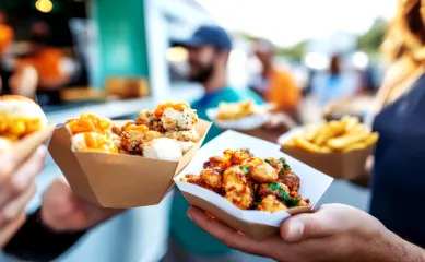 Streetfood-take away&delivery met professionele keuken. Neem contact op via Brookz.