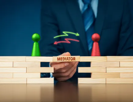 Koper en verkoper hebben een belangentegenstelling bij bedrijfsovername. Mediation kan hierin een rol spelen.