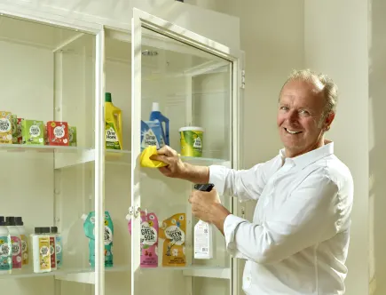 Marcel Belt verkocht zijn bedrijf Marcel's Green Soap aan de Franse schoonmaakreus Altaïr. 'Het is vooral een kwestie van gas blijven geven.'