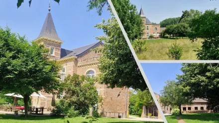 Groepsaccommodatie op landgoed bij Maastricht met 11 kamers, karakteristiek château, tot 35 personen, incidenteel events tot 100. Neem contact op via Brookz.