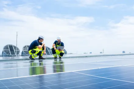 Serviceplatform voor onderhoud van zonnepanelen. Neem contact op via Brookz.