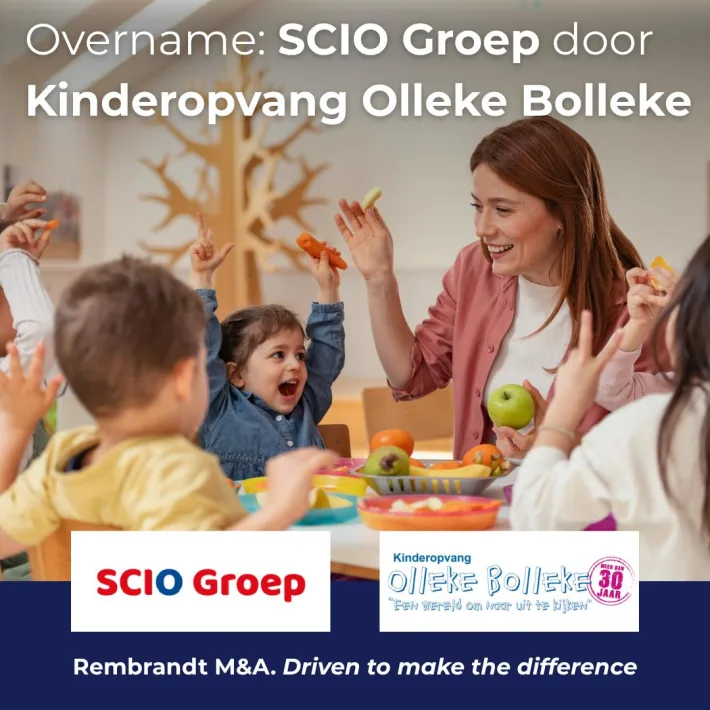 SCIO Groep heeft de activa in Kinderopvang Olleke Bolleke overgenomen