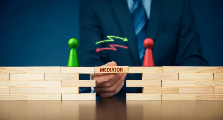 Koper en verkoper hebben een belangentegenstelling bij bedrijfsovername. Mediation kan hierin een rol spelen.