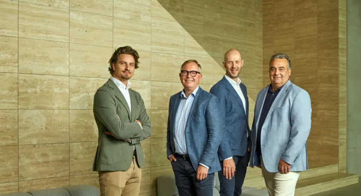 Een gesprek met Bart van der Wielen (WDL Kredietfondsen), Bas Denissen (Collin Crowdfund), Carlo van der Weg (Credion) en Robert Derieux (Beequip).