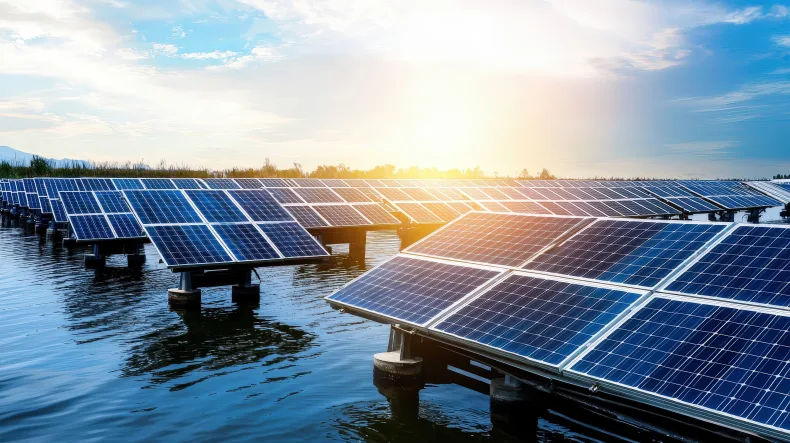 Innovatief bedrijf met gepatenteerd montagesysteem, drijvend montagesysteem voor zonne-energie op het water. Neem contact op via Brookz.