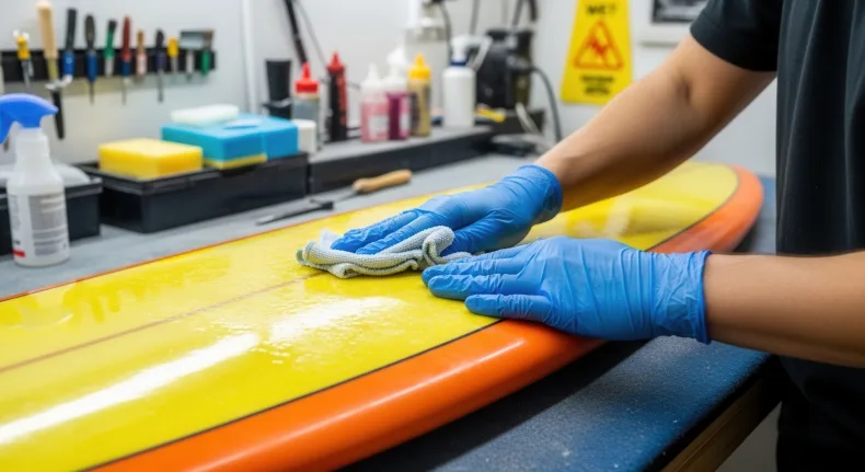 Surfboard reparatie website met lopend klantenbestand, reparatie van alle soorten watersport boarden. Neem contact op via Brookz.