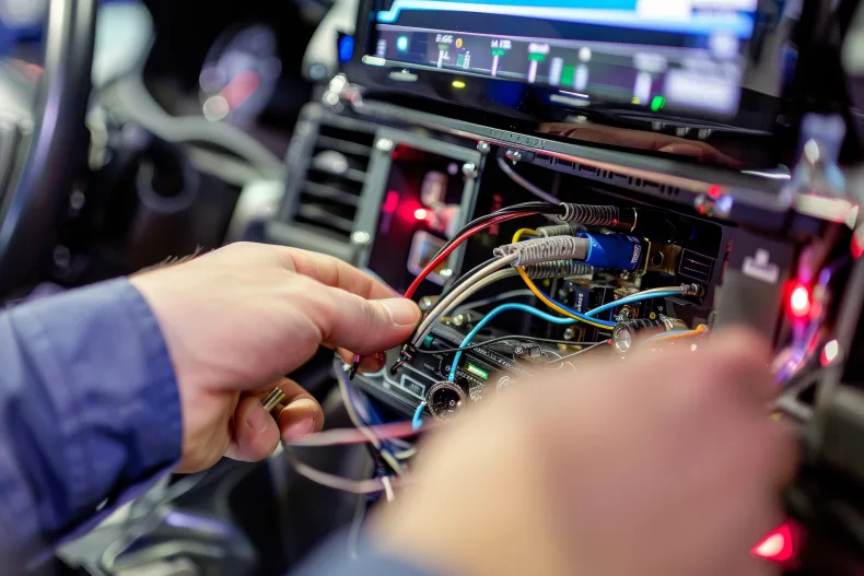 Verkoop en inbouw van auto-elektronica voor personen- en bedrijfsvoertuigen, recreatievoertuigen en werkmaterieel. Neem contact op via Brookz.
