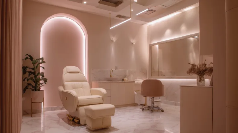 Luxe beautysalon met webshop & opleidingsinstituut. Neem contact op via Brookz.