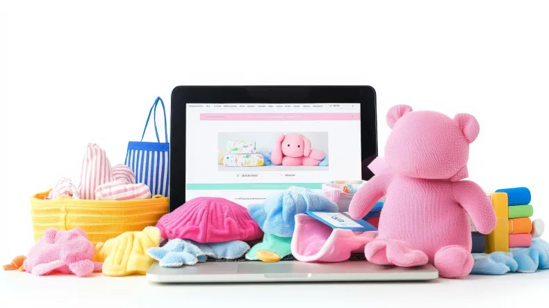 Webshop in gepersonaliseerde kraamcadeaus met een eigen productlijn. Neem contact op via Brookz.