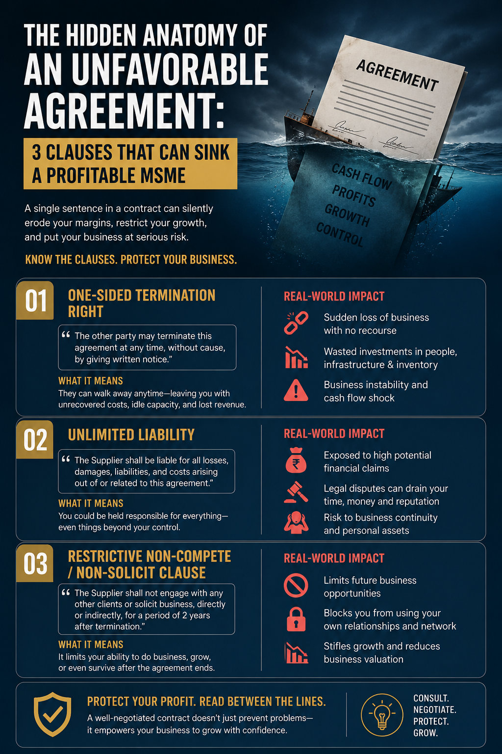 Before You Sign: 3 Clauses Every MSME Should Check