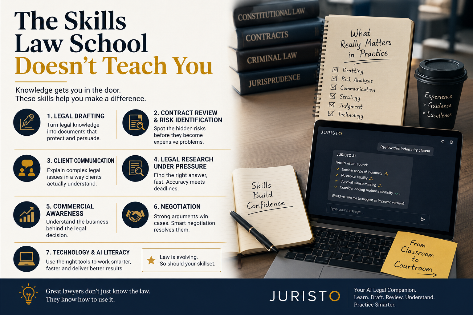 The Skills Law School Doesn't Teach You (But Every Lawyer Needs)