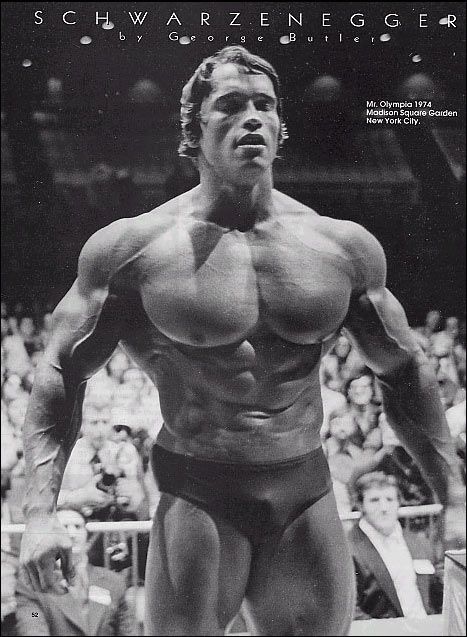 Mr. Olympia 1974 - Arnold Schwarzenegger at Madison Square Garden