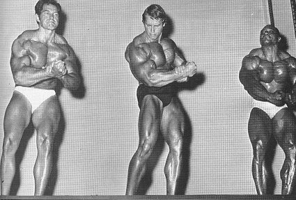 Mr. Olympia 1970 - Arnold & Sergio Oliva