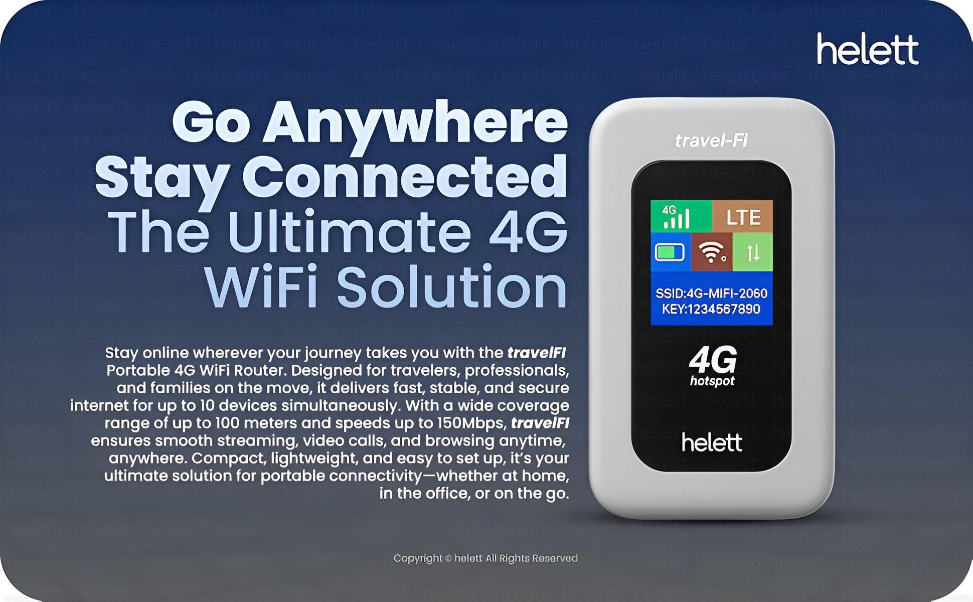 Helett® Travel-Fi™ - View 1