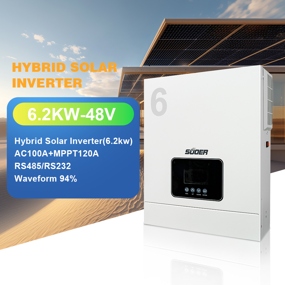 6.0KW-6.2KW Solar PV MPPT Hybrid Inverter