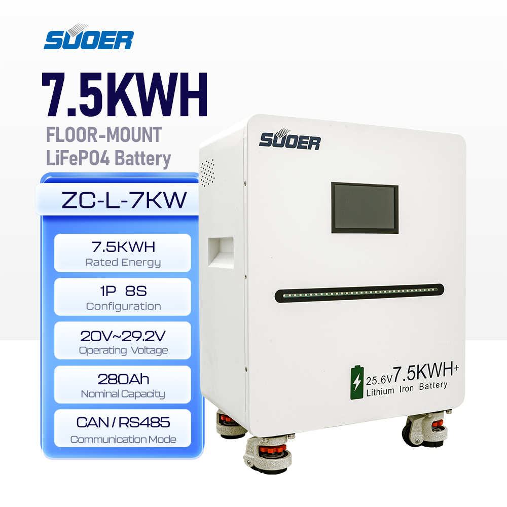 7.5KWh-8KWh, 280Ah-314Ah Lithium Battery (LiFeP04). 