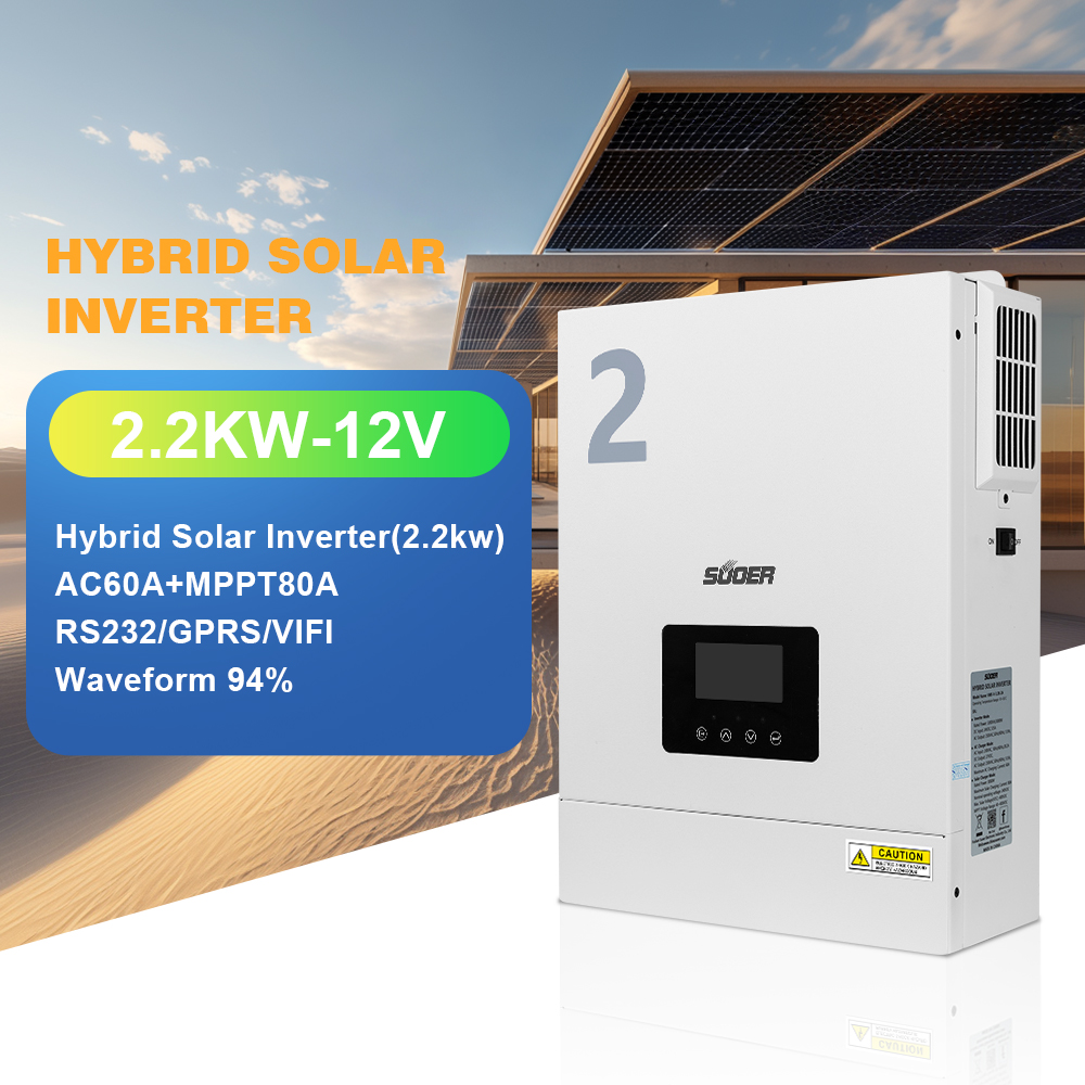 2.0KW-2.2KW Solar PV MPPT Hybrid Inverter with Wi-Fi