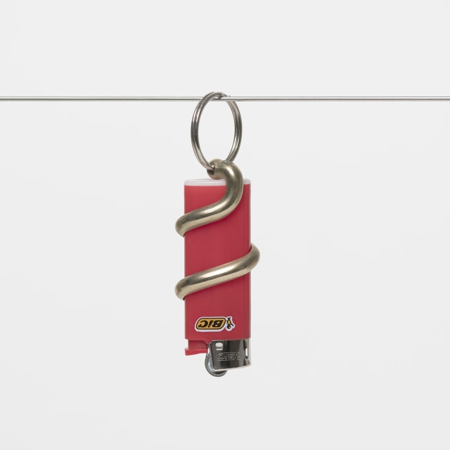 Lighter Holder Keychain with Spring Clip made by Lighter Locators