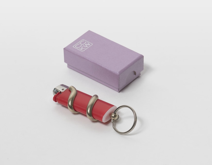 Lighter Holder Keychain with Spring Clip made by Lighter Locators