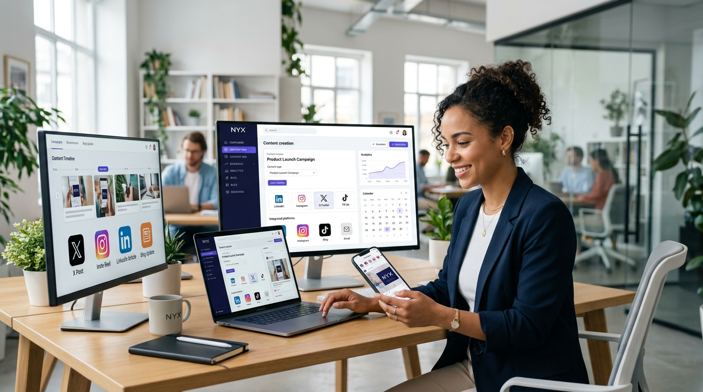 Effortless Multichannel Marketing with NYX: From Concept to Cross-Platform Distribution
