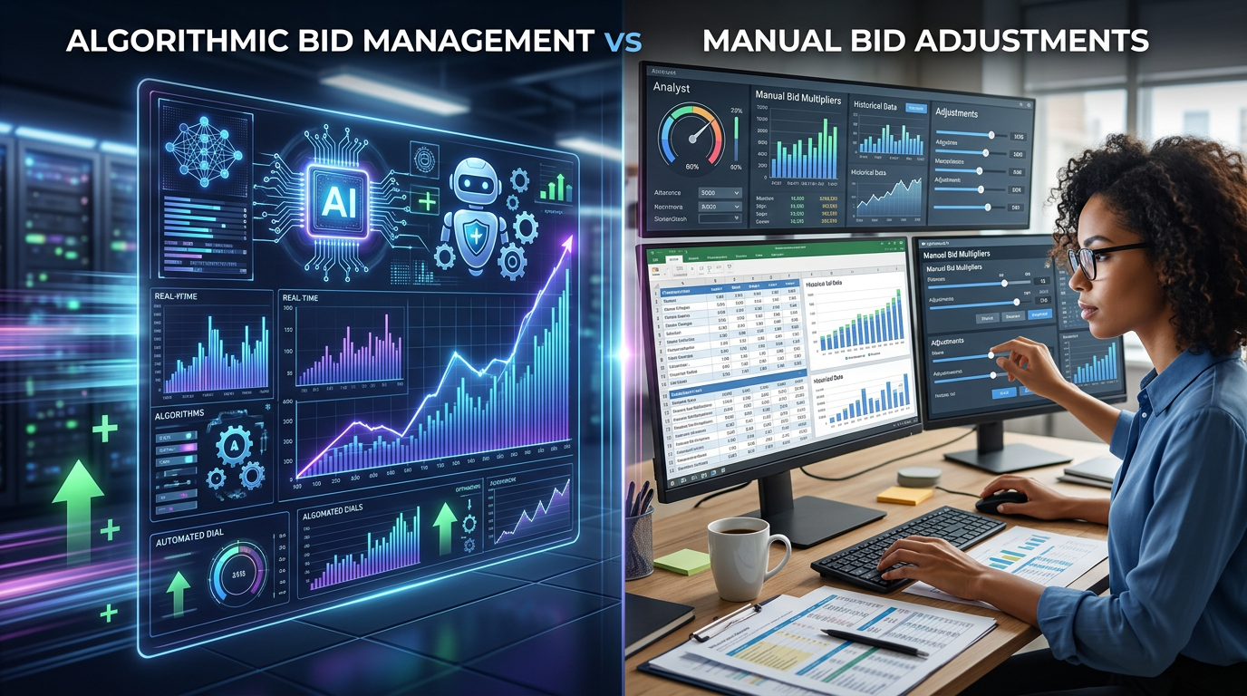 Algorithmic Bid Management vs Manual Bid Adjustments