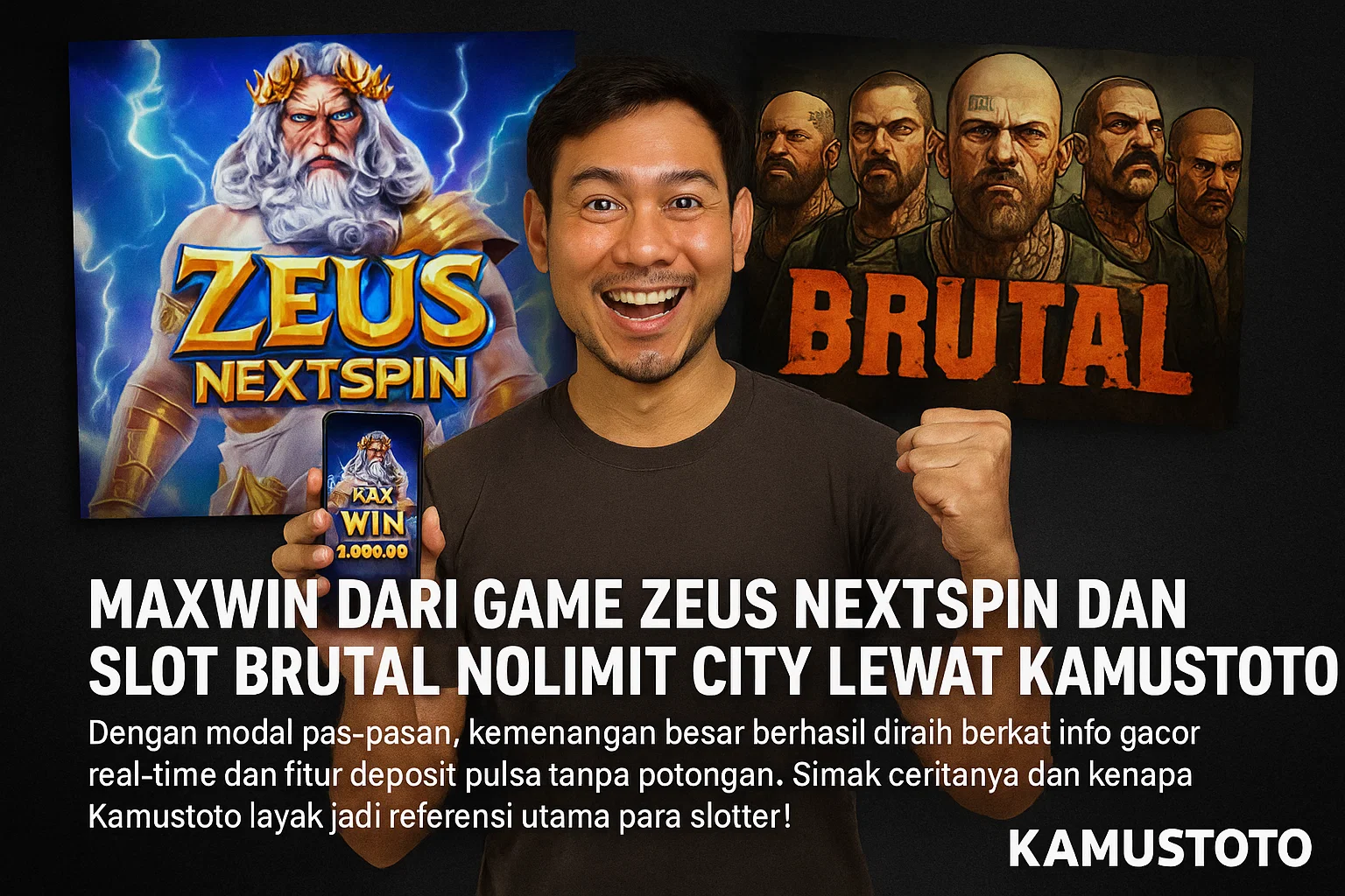 Kamustoto Beneran Gacor, Slot Zeus dari NextSpin & Nolimit City Kasih Maxwin Terbesar!