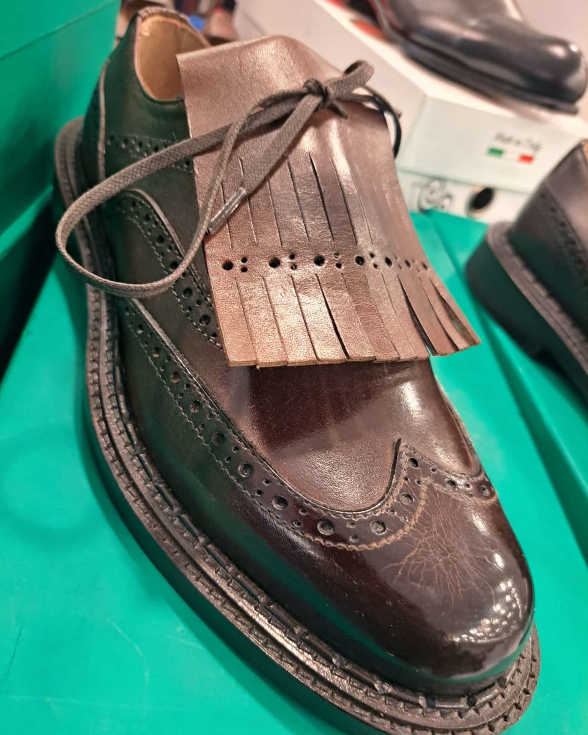 Brown Leather Tassel Brogue