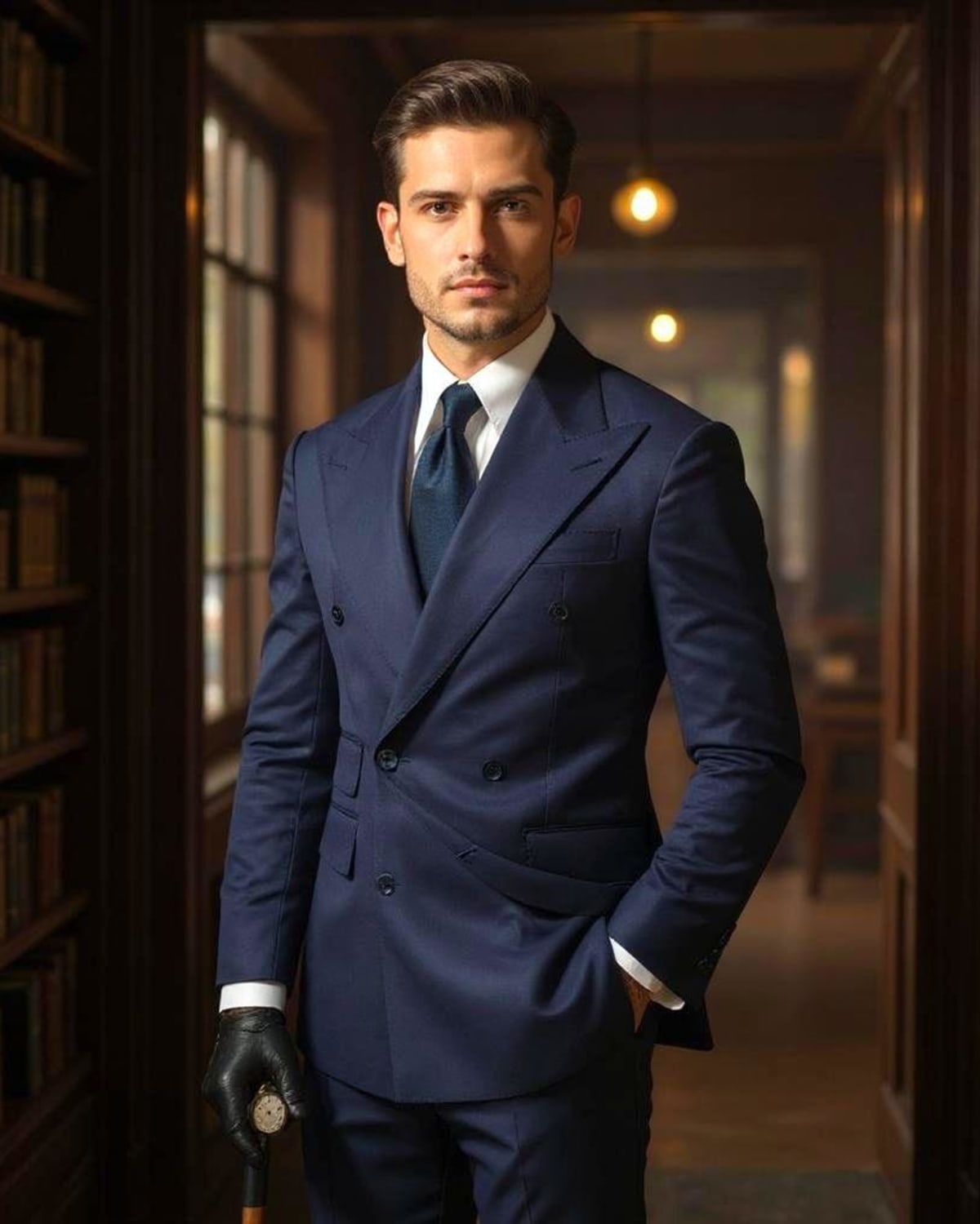 Men's Suits and Monk Strap Shoes Collection - front
