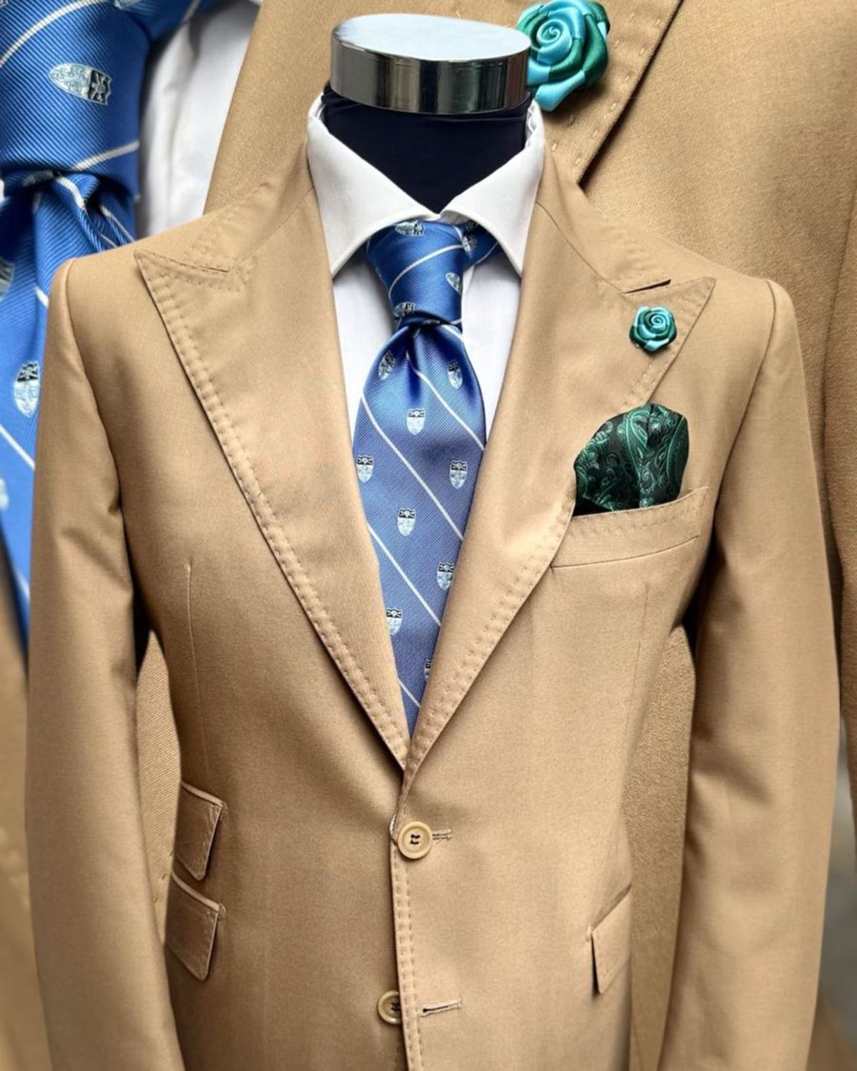 Men's Suits and Monk Strap Shoes Collection - front