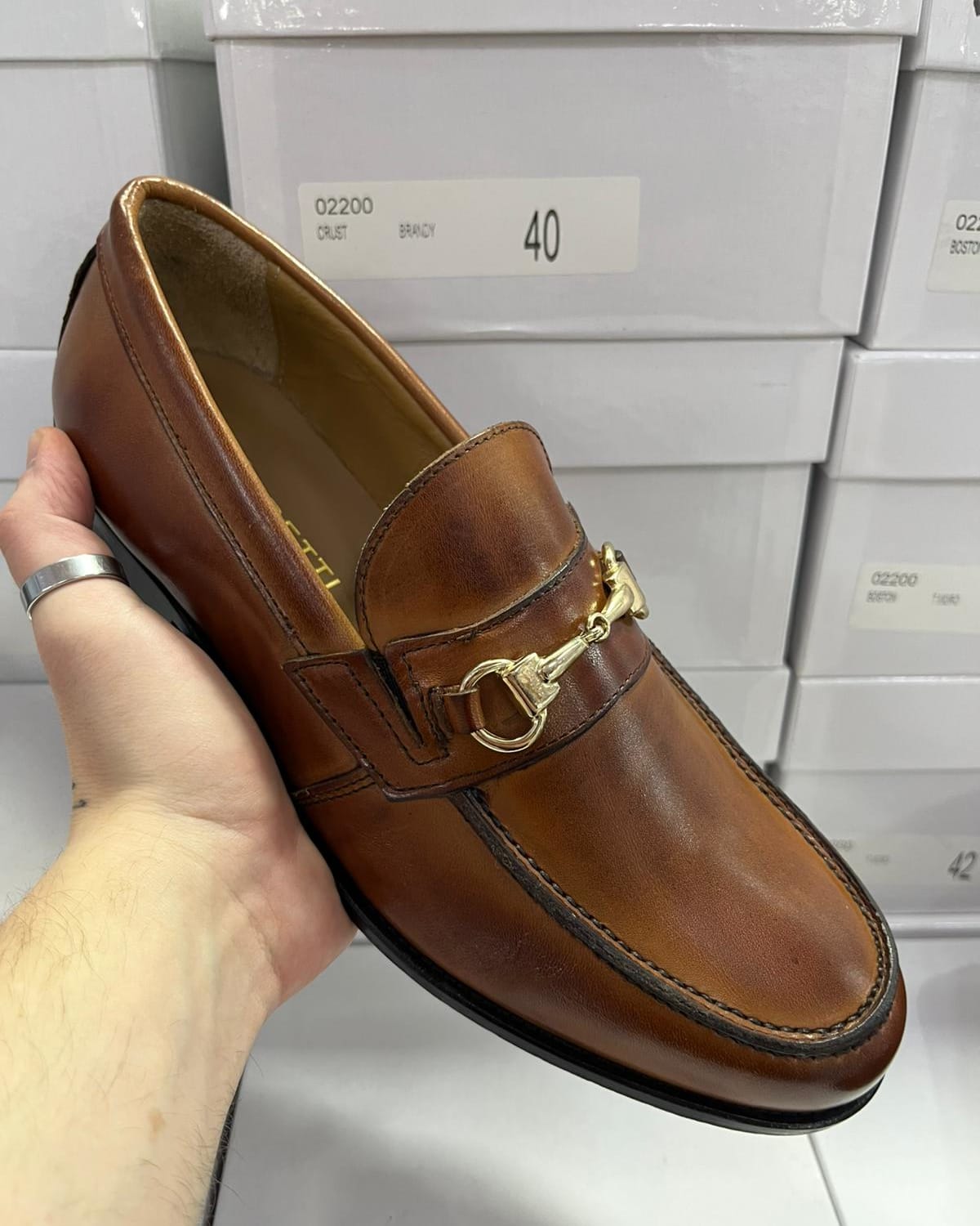 Men's Horsebit Loafers in Various Colors and Materials - three-quarter