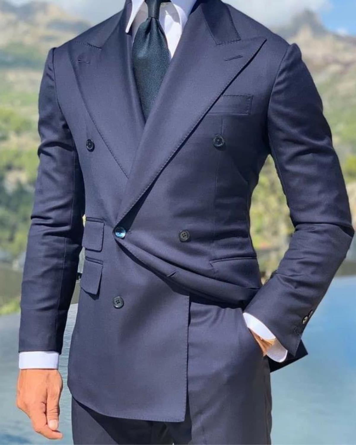 Men's Suits and Monk Strap Shoes Collection - front