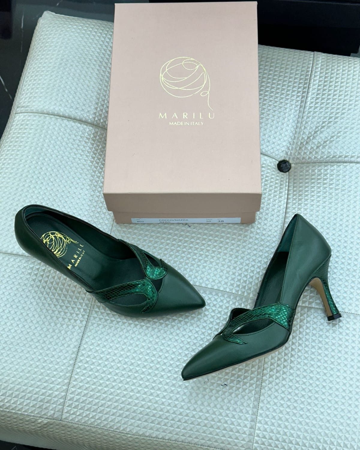 Women's Pointed Toe Slingback Heels - three-quarter