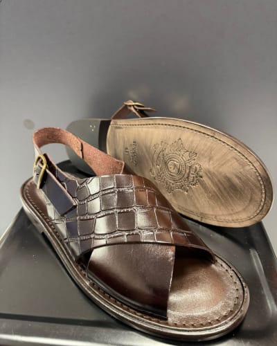 Italian Leather Sandal - view 3