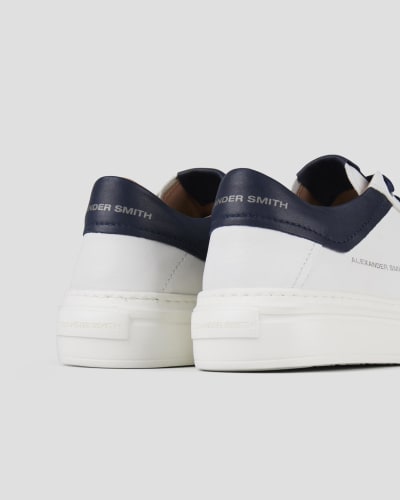 Alexander Smith Leather Platform Sneakers - detail
