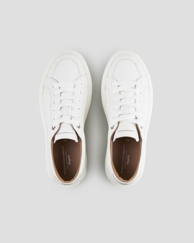 Alexander Smith Leather Platform Sneakers - view