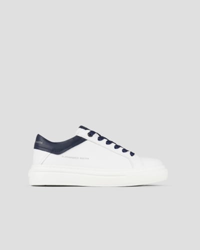 Alexander Smith Leather Platform Sneakers - side