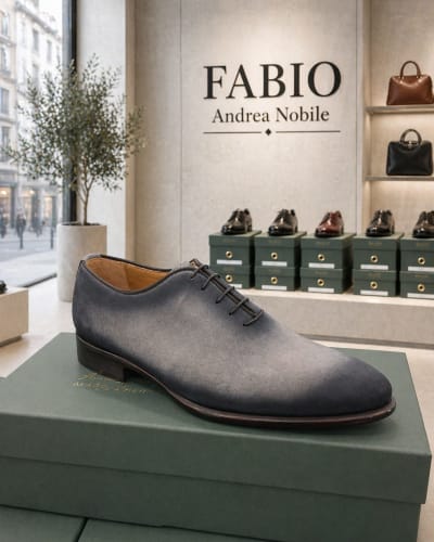 Suede Oxford Shoes - side