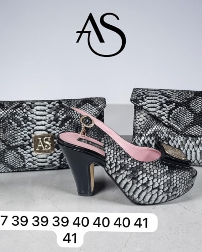 Assorted Men's Dress Shoes and Women's Heels with Matching Bags - three-quarter