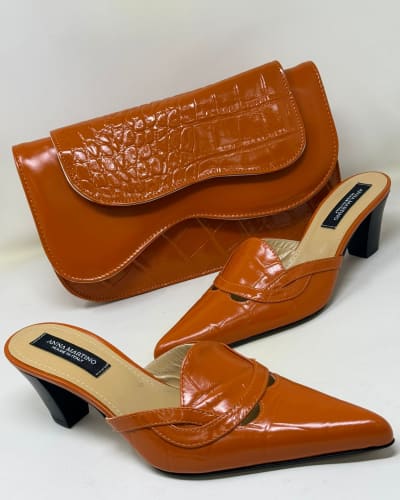 Assorted Men's Dress Shoes and Women's Heels with Matching Bags - three-quarter