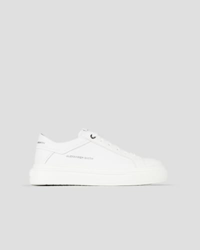 Alexander Smith Leather Platform Sneakers - side