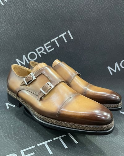 Men's Leather Dress Shoes - three-quarter